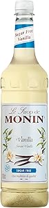 MONIN Premium Vanilla Sugar Free Syrup 1L