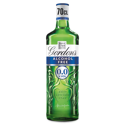 GORDONS 0% NON-ALC 70CL